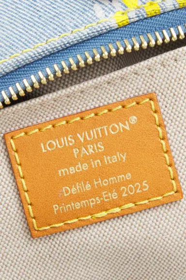 Louis Vuitton LV Vers Damier Denim Speedy Bandouliere 18 Handbag | Thumbnail 5 Louis Vuitton LV Vers Damier Denim Speedy Bandouliere 18 Handbag | Thumbnail 5