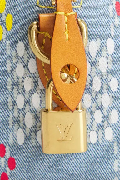 Louis Vuitton LV Vers Damier Denim Speedy Bandouliere 18 Handbag | Thumbnail 6 Louis Vuitton LV Vers Damier Denim Speedy Bandouliere 18 Handbag | Thumbnail 6