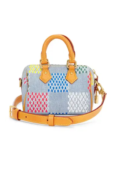 Louis Vuitton LV Vers Damier Denim Speedy Bandouliere 18 Handbag | Thumbnail 1 Louis Vuitton LV Vers Damier Denim Speedy Bandouliere 18 Handbag | Thumbnail 1