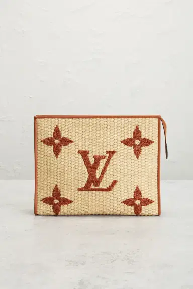 Louis Vuitton Monogram Giant Raffia Toiletry Pouch 26 | Thumbnail 2 Louis Vuitton Monogram Giant Raffia Toiletry Pouch 26 | Thumbnail 2