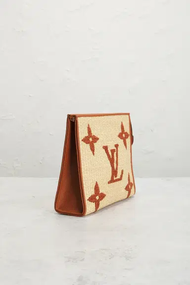 Louis Vuitton Monogram Giant Raffia Toiletry Pouch 26 | Thumbnail 4 Louis Vuitton Monogram Giant Raffia Toiletry Pouch 26 | Thumbnail 4