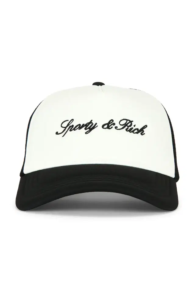 Sporty & Rich Signature Logo Trucker Hat
