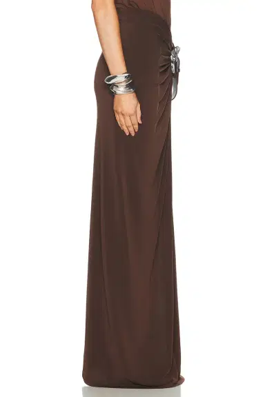 Sid Neigum Floor Length Gathered Belt Skirt | Thumbnail 2 Sid Neigum Floor Length Gathered Belt Skirt | Thumbnail 2