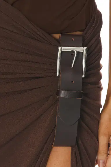 Sid Neigum Floor Length Gathered Belt Skirt | Thumbnail 6 Sid Neigum Floor Length Gathered Belt Skirt | Thumbnail 6