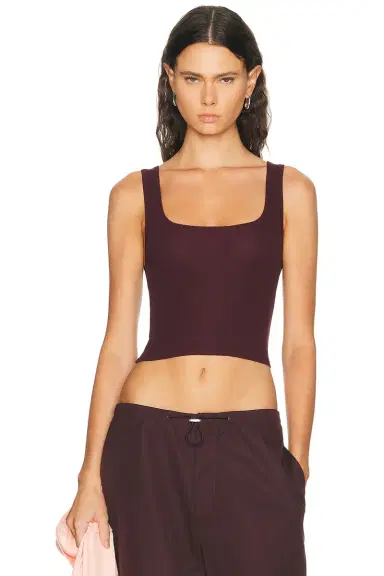 Skims Cotton Rib Tank Top | Thumbnail 1 Skims Cotton Rib Tank Top | Thumbnail 1