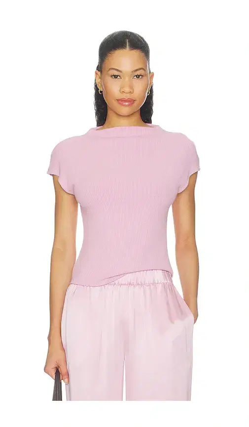 SABLYN Karlie Slit Neck Tee