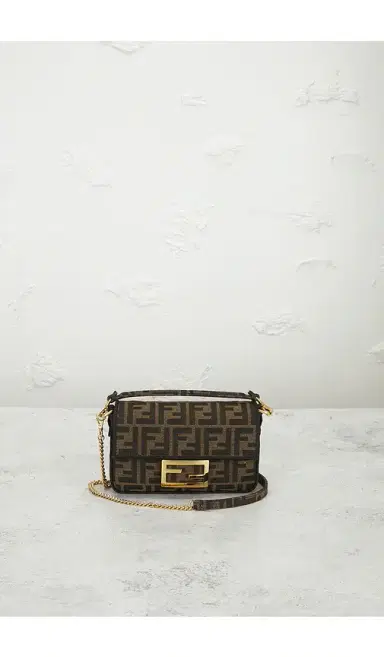 Fendi Mini FF 1974 Baguette Shoulder Bag | Thumbnail 2