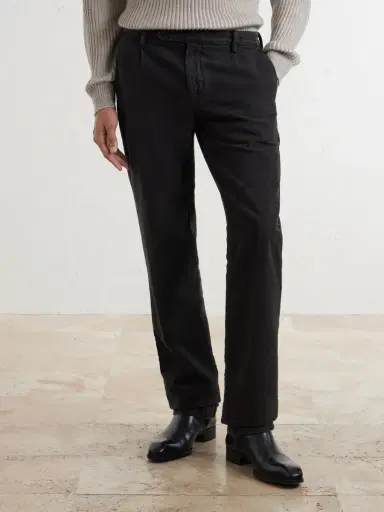 Massimo Alba Ionio2 Straight-Leg Cotton Trousers - Men | Thumbnail 3