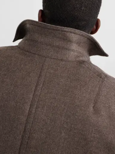 Sacai Melton Plush-Trimmed Wool Blouson Jacket - Men | Thumbnail 6