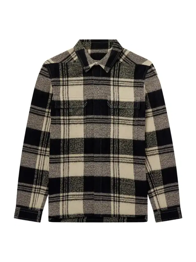 Rick Owens Checked Cotton and Wool-Blend Flannel Overshirt - Men