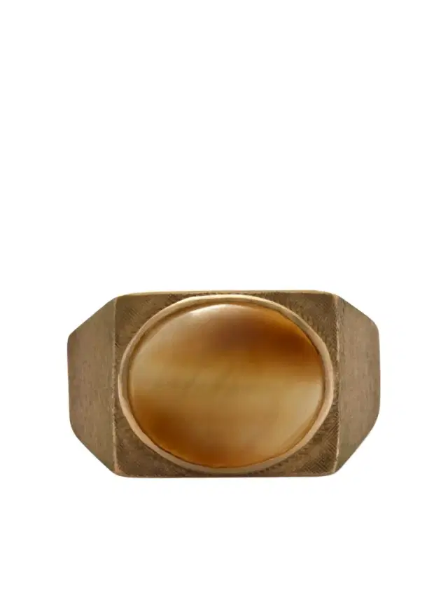 FOUNDWELL Vintage 1970s 10-Karat Gold Tiger Eye Ring - Men