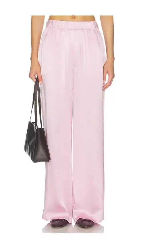 Brynn High Rise Pull On Wide Leg Pant