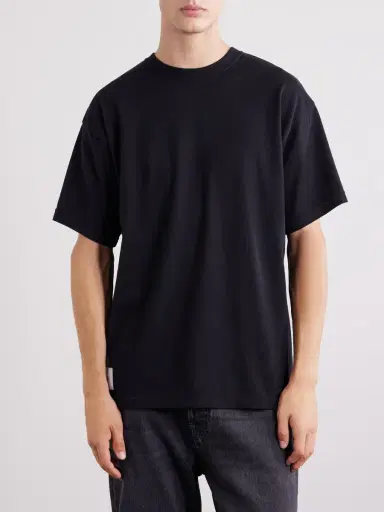 WTAPS Sign-YD Cotton-Jersey T-Shirt - Men | Thumbnail 2