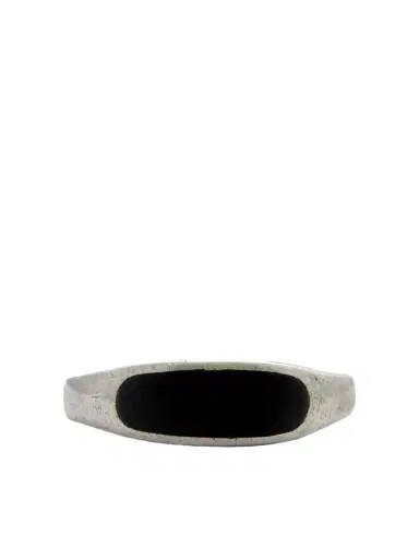 FOUNDWELL Vintage 1990s Sterling Silver Onyx Ring - Men | Thumbnail 1