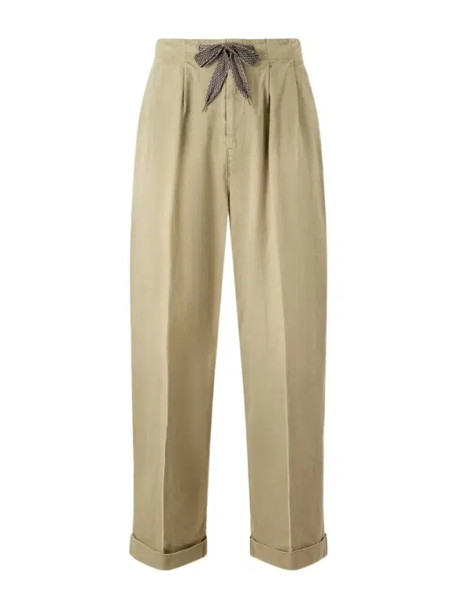 KAPITAL Easy Straight-Leg Pleated Cotton-Canvas Trousers - Men
