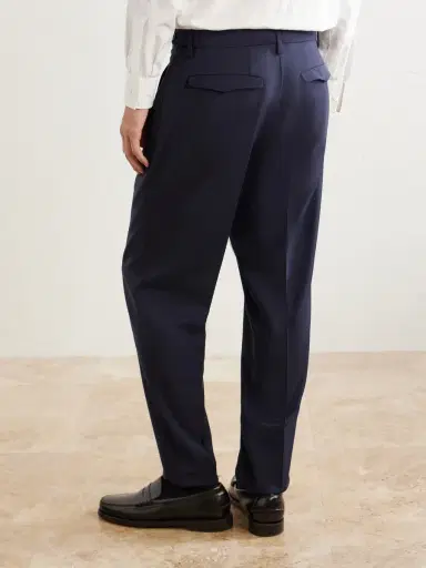 Barena Straight-Leg Pleated Virgin Wool Suit Trousers - Men | Thumbnail 4