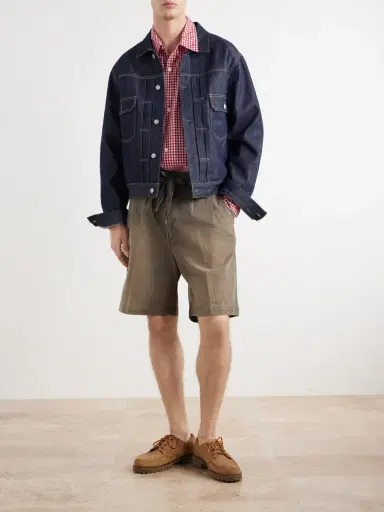 KAPITAL Easy Straight-Leg Cotton-Canvas Shorts - Men | Thumbnail 2