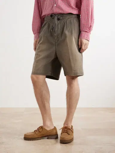 KAPITAL Easy Straight-Leg Cotton-Canvas Shorts - Men | Thumbnail 3