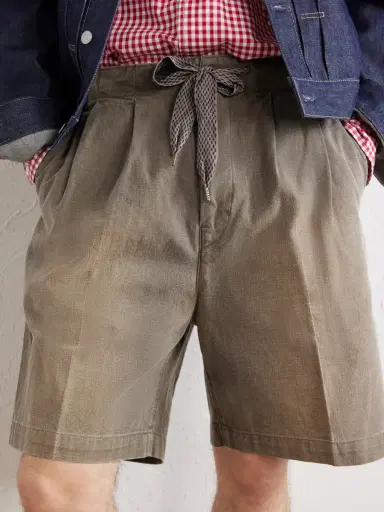 KAPITAL Easy Straight-Leg Cotton-Canvas Shorts - Men | Thumbnail 5