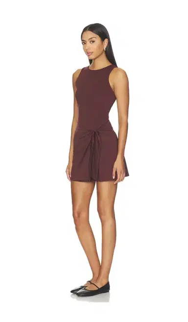 Beyond Yoga Serene Jersey Flex Wrap Mini Dress | Thumbnail 2 Beyond Yoga Serene Jersey Flex Wrap Mini Dress | Thumbnail 2