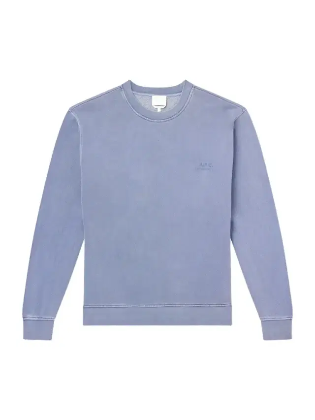 A.P.C. Fernando Logo-Print Cotton-Jersey Sweatshirt - Men