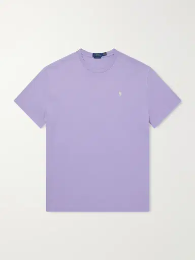 Polo Ralph Lauren Logo-Embroidered Cotton-Jersey T-Shirt - Men | Thumbnail 2 Polo Ralph Lauren Logo-Embroidered Cotton-Jersey T-Shirt - Men | Thumbnail 2