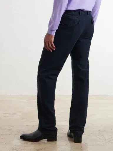 Massimo Alba Ionio2 Straight-Leg Cotton Trousers - Men | Thumbnail 4