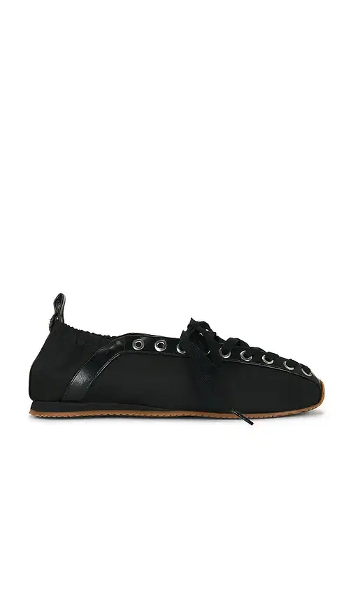 Ganni Lace Up Sporty Ballerina Sneaker