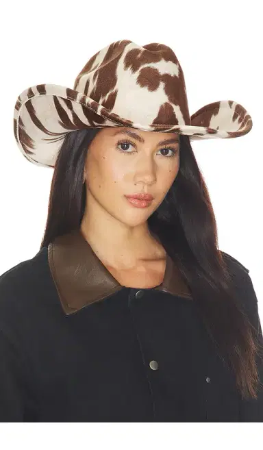 8 Other Reasons Cow Print Cowboy Hat | Thumbnail 1