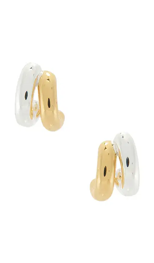 Jenny Bird Mini Florence Two Tone Earrings