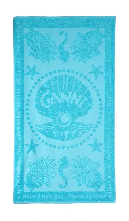 Ganni Stripe Beach Jacquard Towel