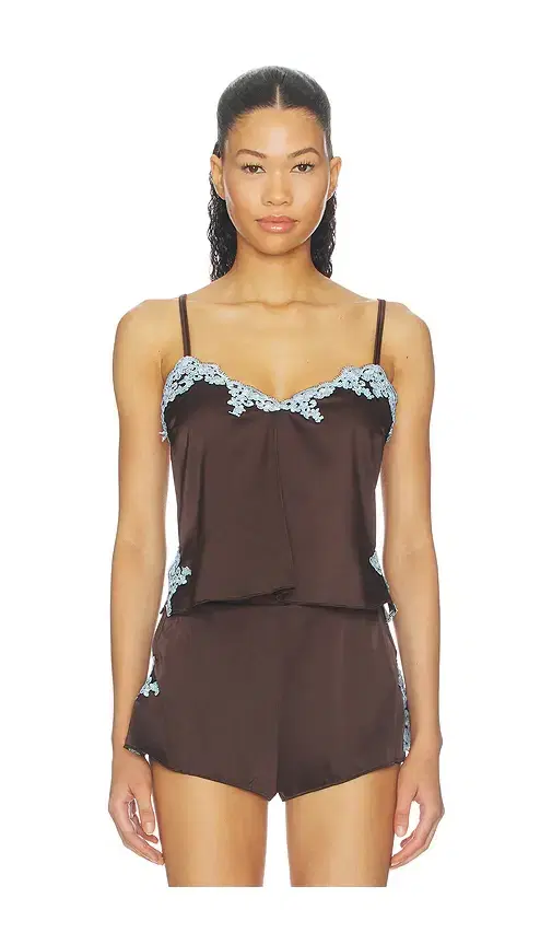 KAT THE LABEL Jean Camisole Top