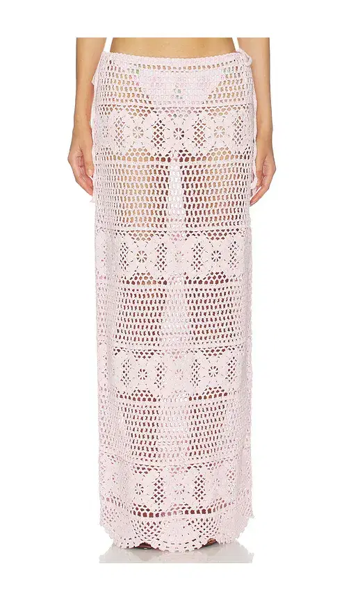 SKIMS Crochet Swim Long Skirt