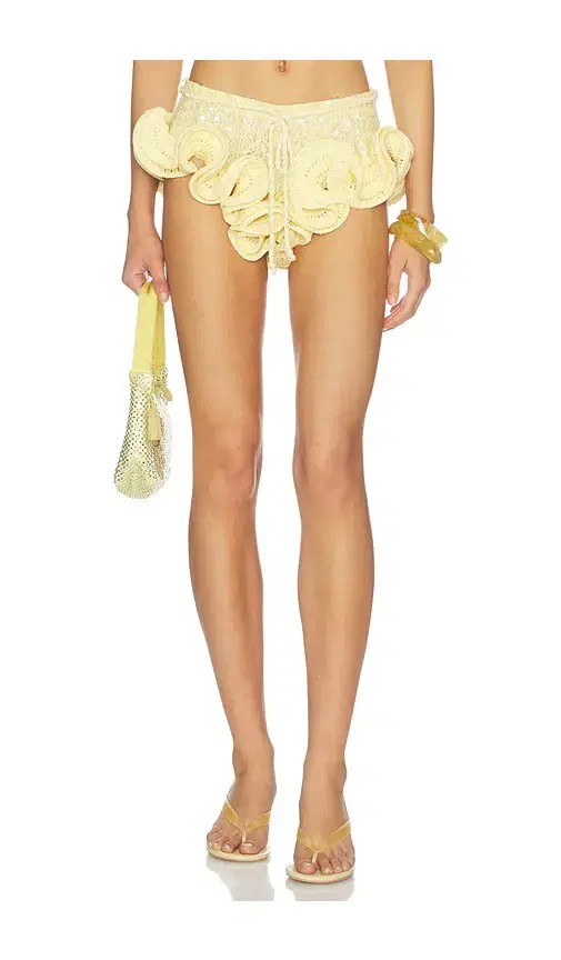 PatBo Iara Crochet Mini Short