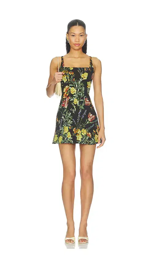 Alice + Olivia Alice + Olivia Julia Scoop Neck Mini Dress