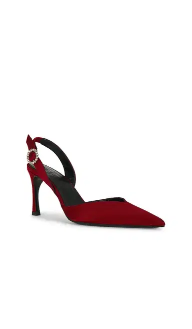 ROTATE Slingback High Heel Satin Pump | Thumbnail 2 ROTATE Slingback High Heel Satin Pump | Thumbnail 2
