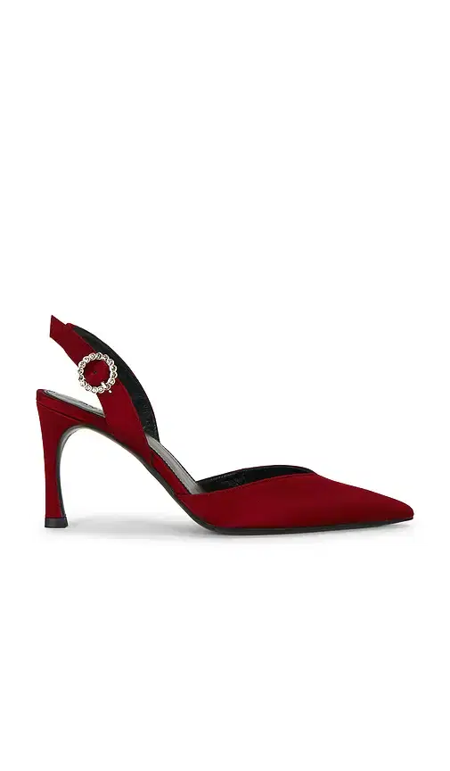 ROTATE Slingback High Heel Satin Pump