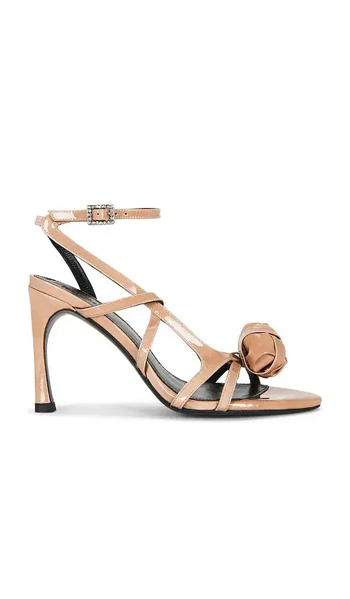 ROTATE High Heel Patent Leather Sandal