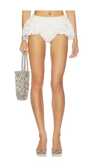 PatBo Gal Embroidery High Waist Bikini Bottom | Thumbnail 1 PatBo Gal Embroidery High Waist Bikini Bottom | Thumbnail 1