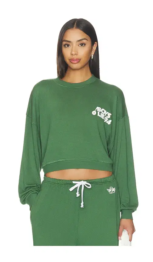Boys Lie Match Point '94 Crepe Kara Crewneck Sweatshirt