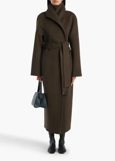 Khaite Romare Coat In Army Melange | Thumbnail 2 Khaite Romare Coat In Army Melange | Thumbnail 2
