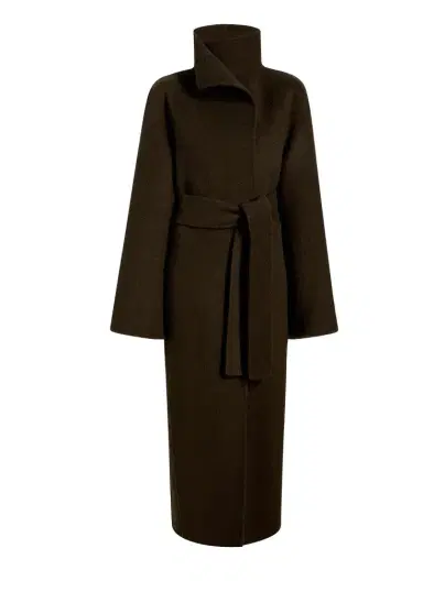 Khaite Romare Coat In Army Melange | Thumbnail 1 Khaite Romare Coat In Army Melange | Thumbnail 1