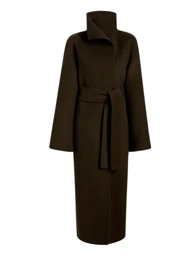 Khaite Romare Coat In Army Melange