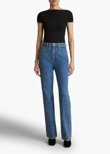Khaite Danielle Stretch Jean In Boone | Thumbnail 2