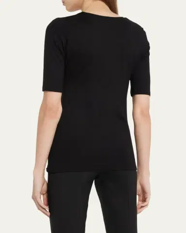 Majestic Filatures Soft Touch Long-Sleeve Scoop-Neck Tee | Thumbnail 3
