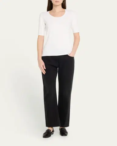 Majestic Filatures Soft Touch Long-Sleeve Scoop-Neck Tee | Thumbnail 6
