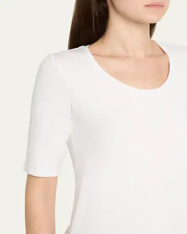 Majestic Filatures Soft Touch Long-Sleeve Scoop-Neck Tee | Thumbnail 9