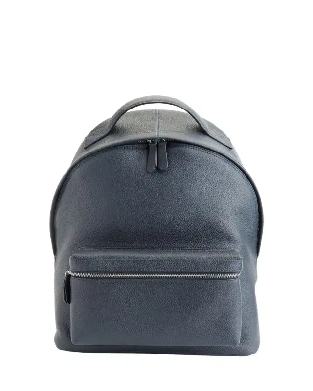 ROYCE New York Monogrammed Leather 13" Laptop Backpack