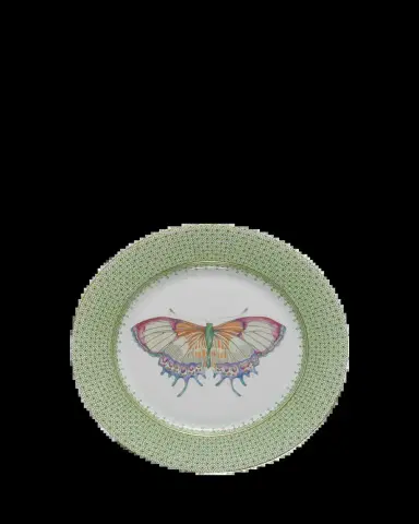 Mottahedeh Apple Lace Dessert Plate with Butterfly Center | Thumbnail 2 Mottahedeh Apple Lace Dessert Plate with Butterfly Center | Thumbnail 2