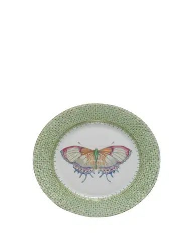 Mottahedeh Apple Lace Dessert Plate with Butterfly Center | Thumbnail 1 Mottahedeh Apple Lace Dessert Plate with Butterfly Center | Thumbnail 1